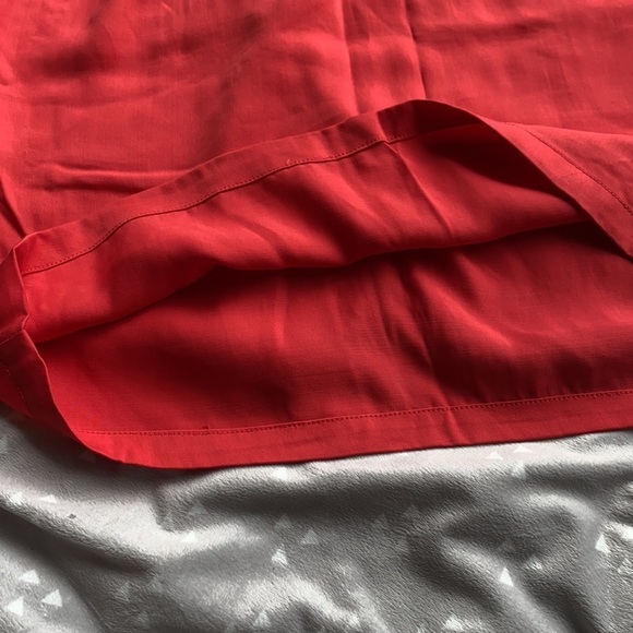 Forever 21 Orange Red Mini Skirt with Pockets Size Small - Picture 4 of 10